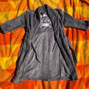 Gray Kids Robe
